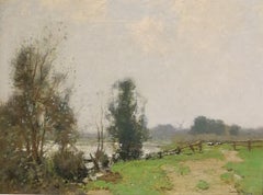Silence de Cornelis Kuijpers, peinture à l'huile/toile impressionniste