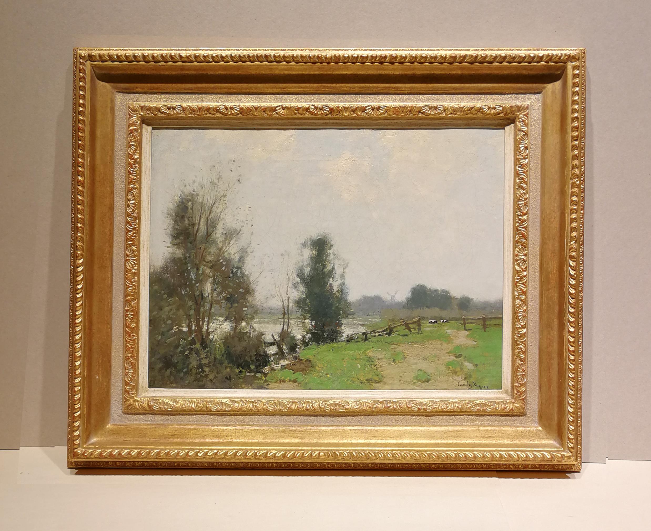 C. Kuijpers Landscape Painting - Silence, Cornelis Kuijpers, Oil paint/canvas, Impressionist
