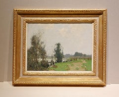 Silence de Cornelis Kuijpers, peinture à l'huile/toile impressionniste