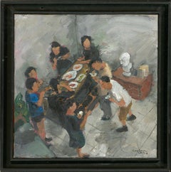 C. Lan - 2019 Oil, Dinner Time