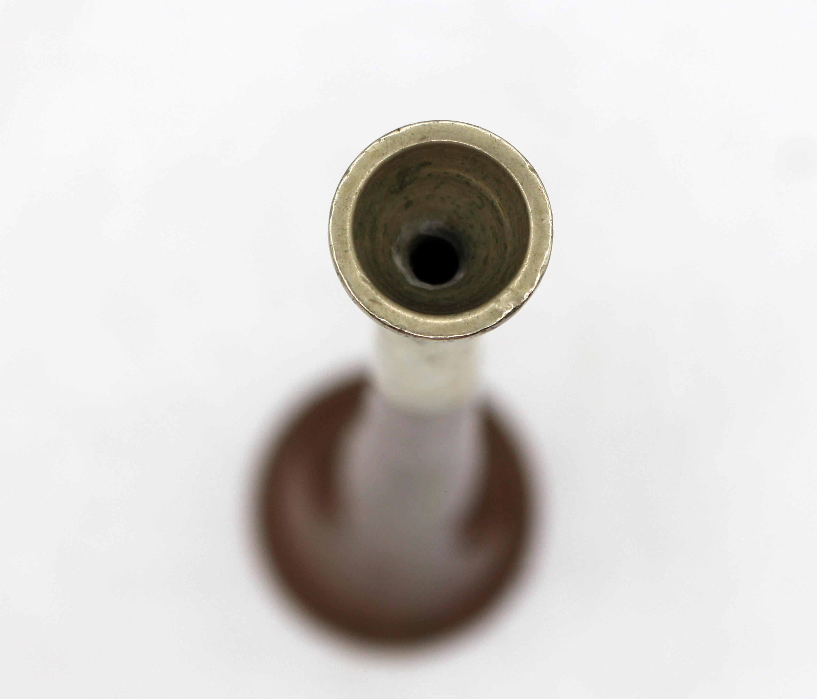 Silver Plate C. Late 19th Century English Copper and Silverplate Fox Hunting Horn For Sale