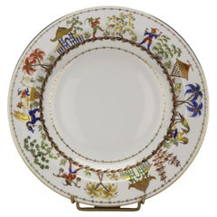 C. LE TALLEC - "Chinese Circus" - 1 Deep serving dish - Tiffany & Co. - ∅ 11 In.