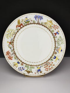 C. LE TALLEC - "Chinese Circus" - 1 Flat serving dish - Tiffany & Co. - ∅ 12 In.