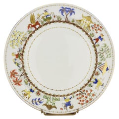 C. LE TALLEC - "Chinese Circus" - 1 Flat serving dish - Tiffany & Co. - ∅ 12 In.