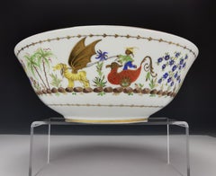 C. LE TALLEC - "Chinese Circus" - 1 Salad serving Bowl - Tiffany & Co.