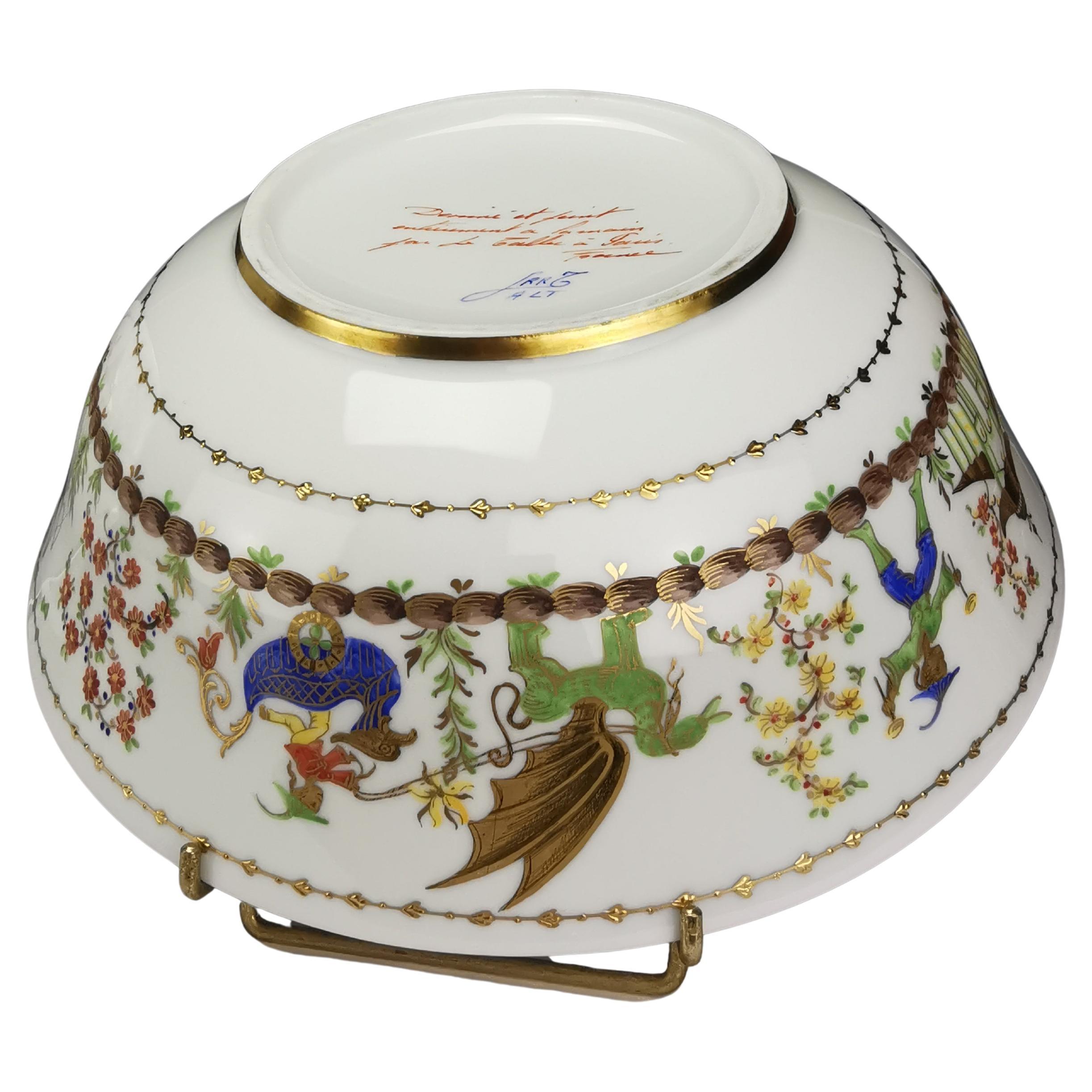 C. LE TALLEC - « Chinese Circus » - 1 bol de service à salade - Tiffany & Co.