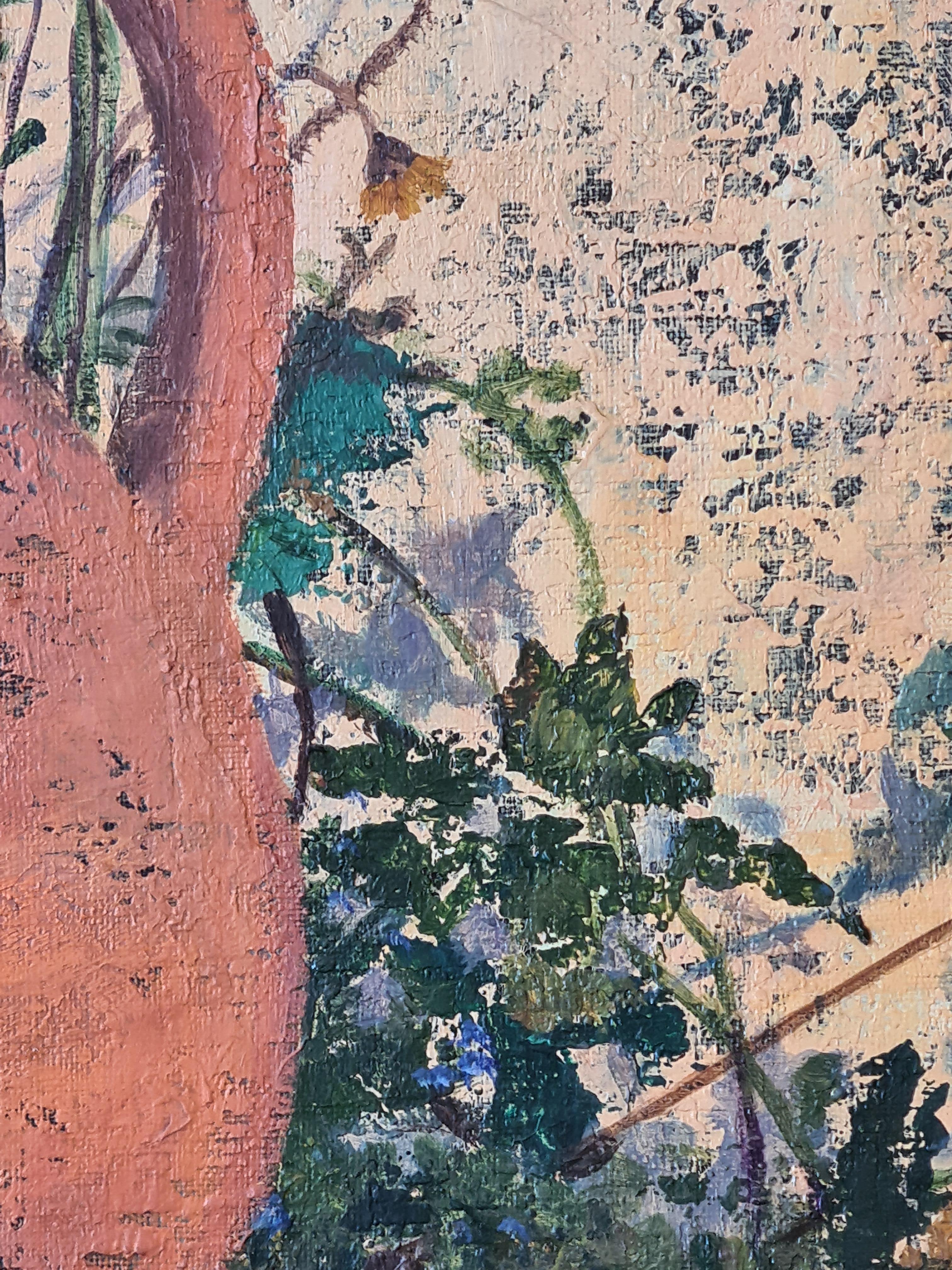 林 Nature morte sur toile, pichet, œuf et ombres en vente 1
