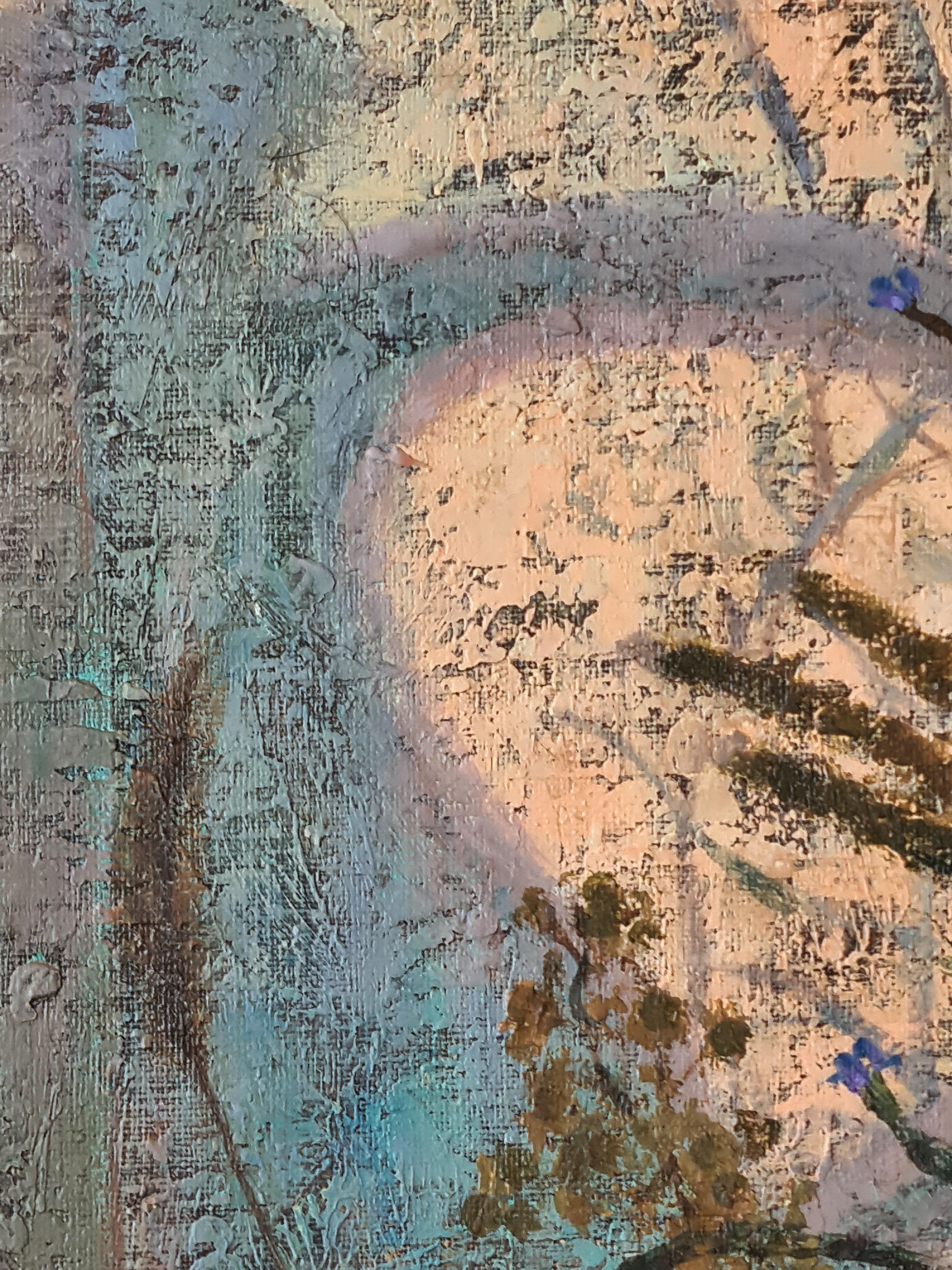 林 Nature morte sur toile, pichet, œuf et ombres en vente 3