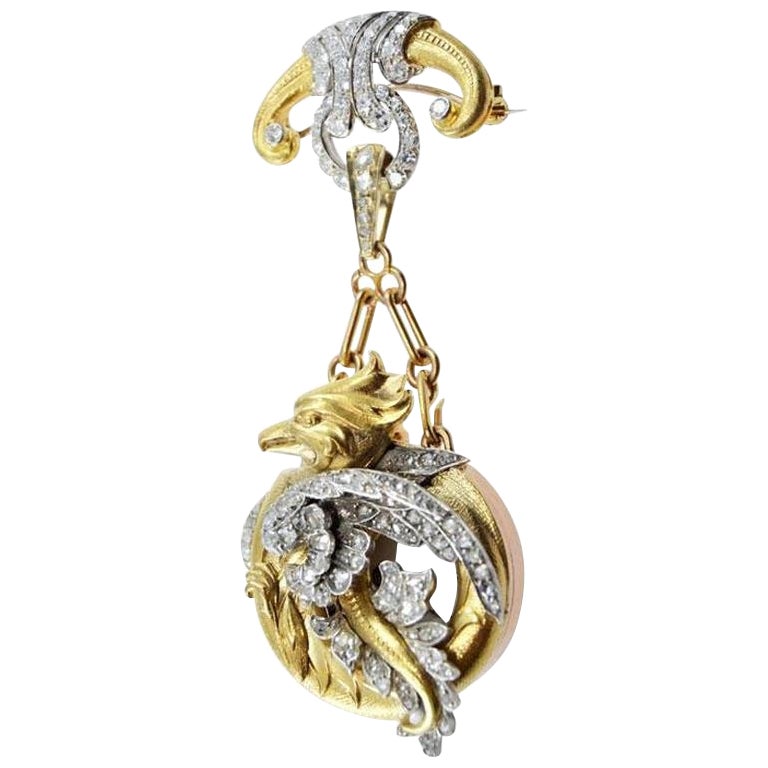 C. MARCK & Co. Montre à pendentif pour le marché indien, c. 1900 en vente