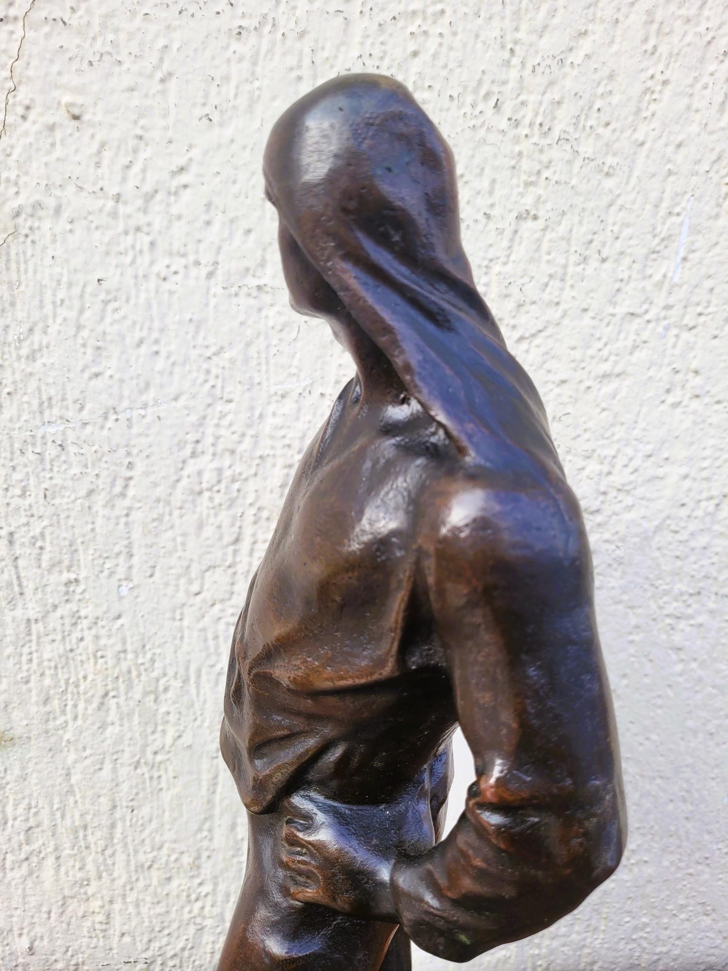 C Meunier, The Stevedore Of The Port Of Antwerp, Signed Bronze, 19th Century For Sale 5
