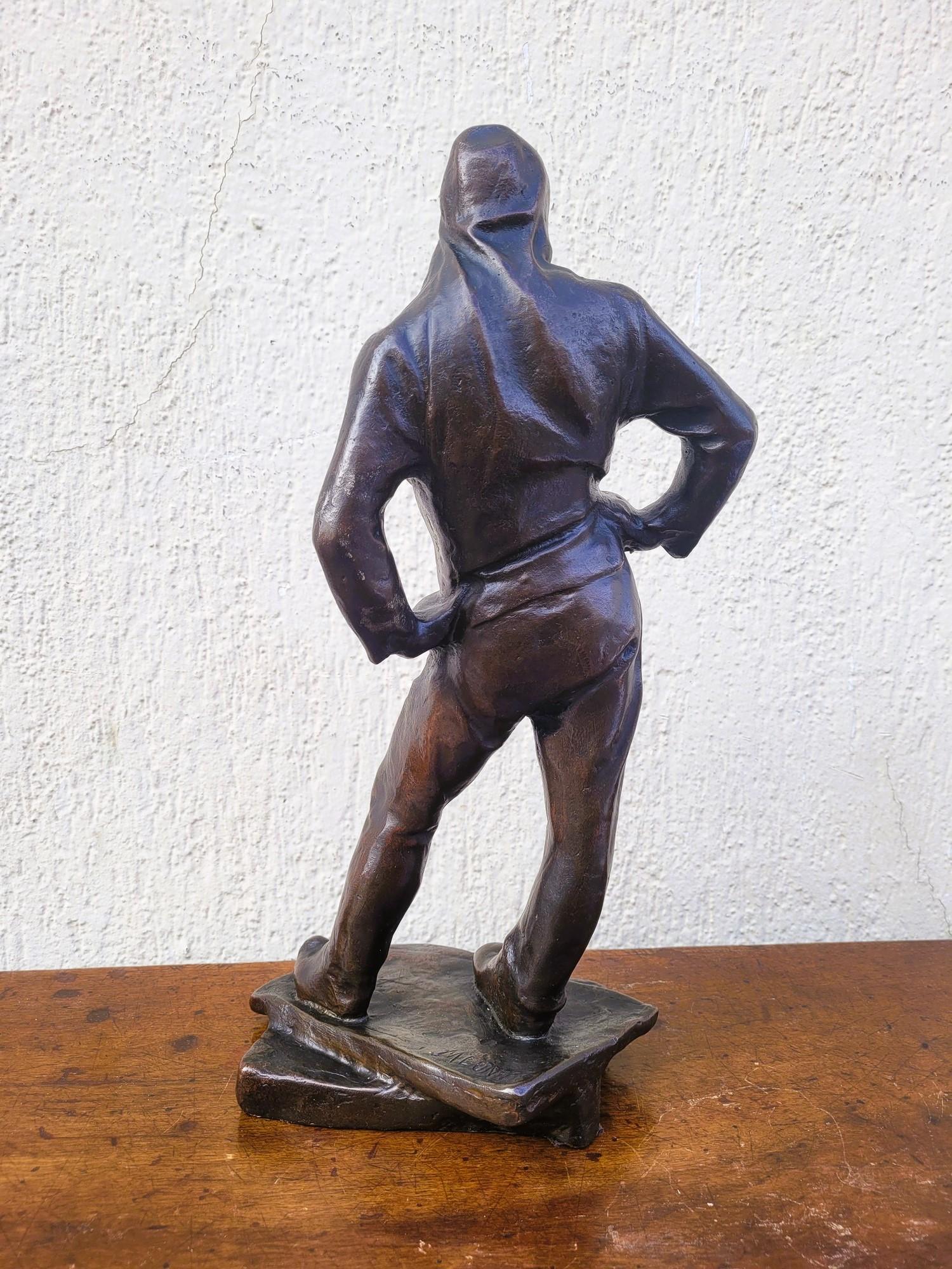 C Meunier, The Stevedore Of The Port Of Antwerp, Signed Bronze, 19th Century For Sale 7