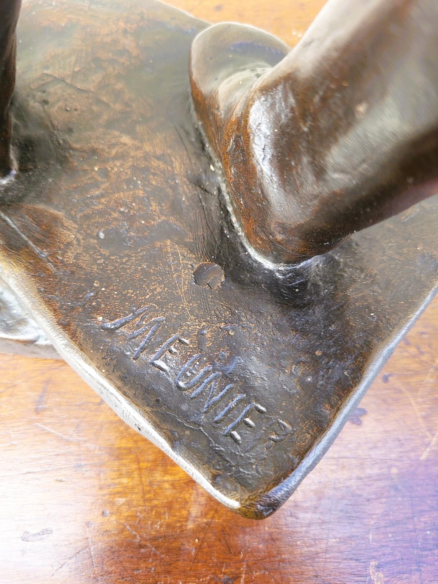 C Meunier, The Stevedore Of The Port Of Antwerp, Signed Bronze, 19th Century For Sale 8