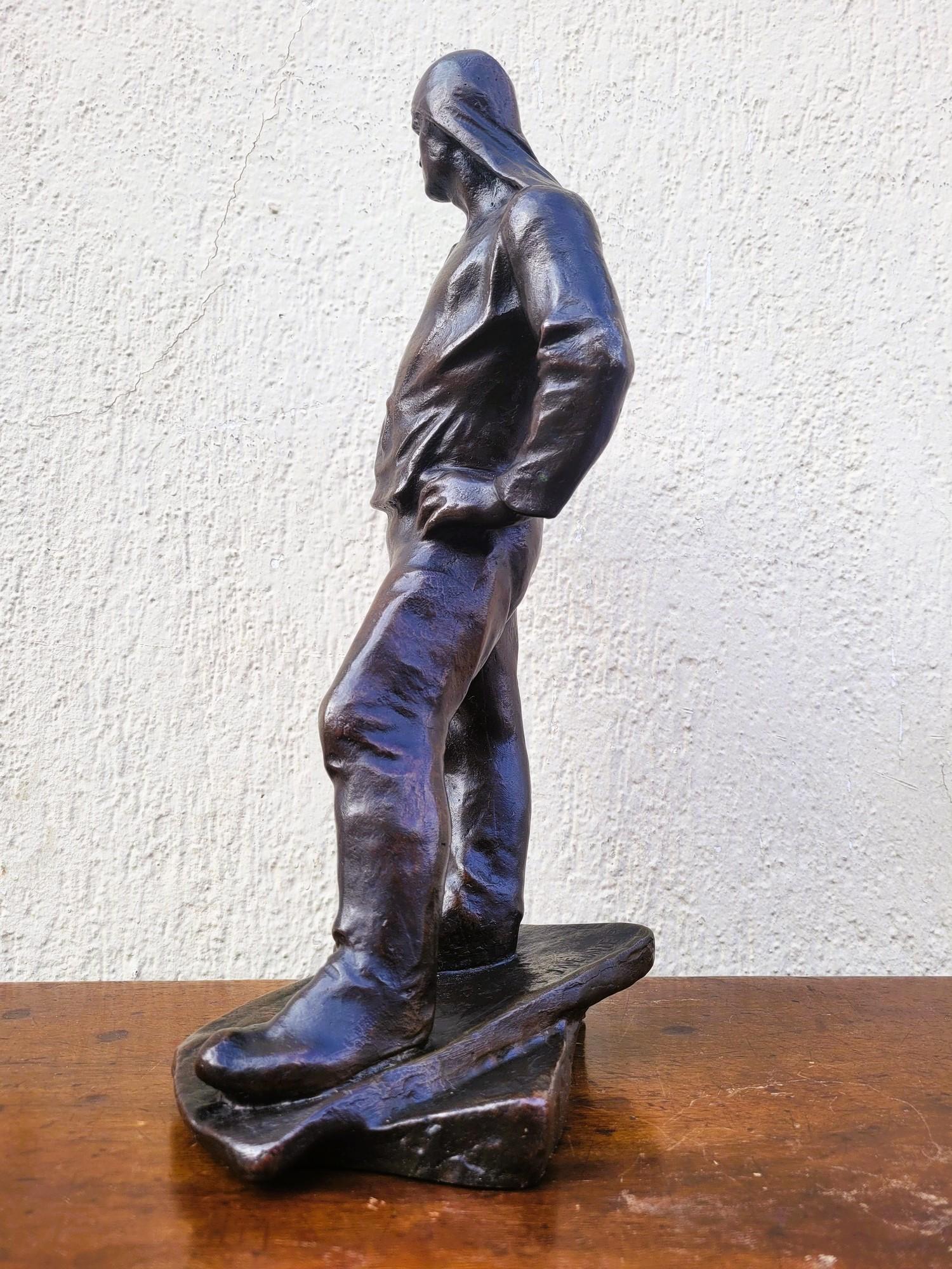C Meunier, The Stevedore Of The Port Of Antwerp, Signed Bronze, 19th Century For Sale 4
