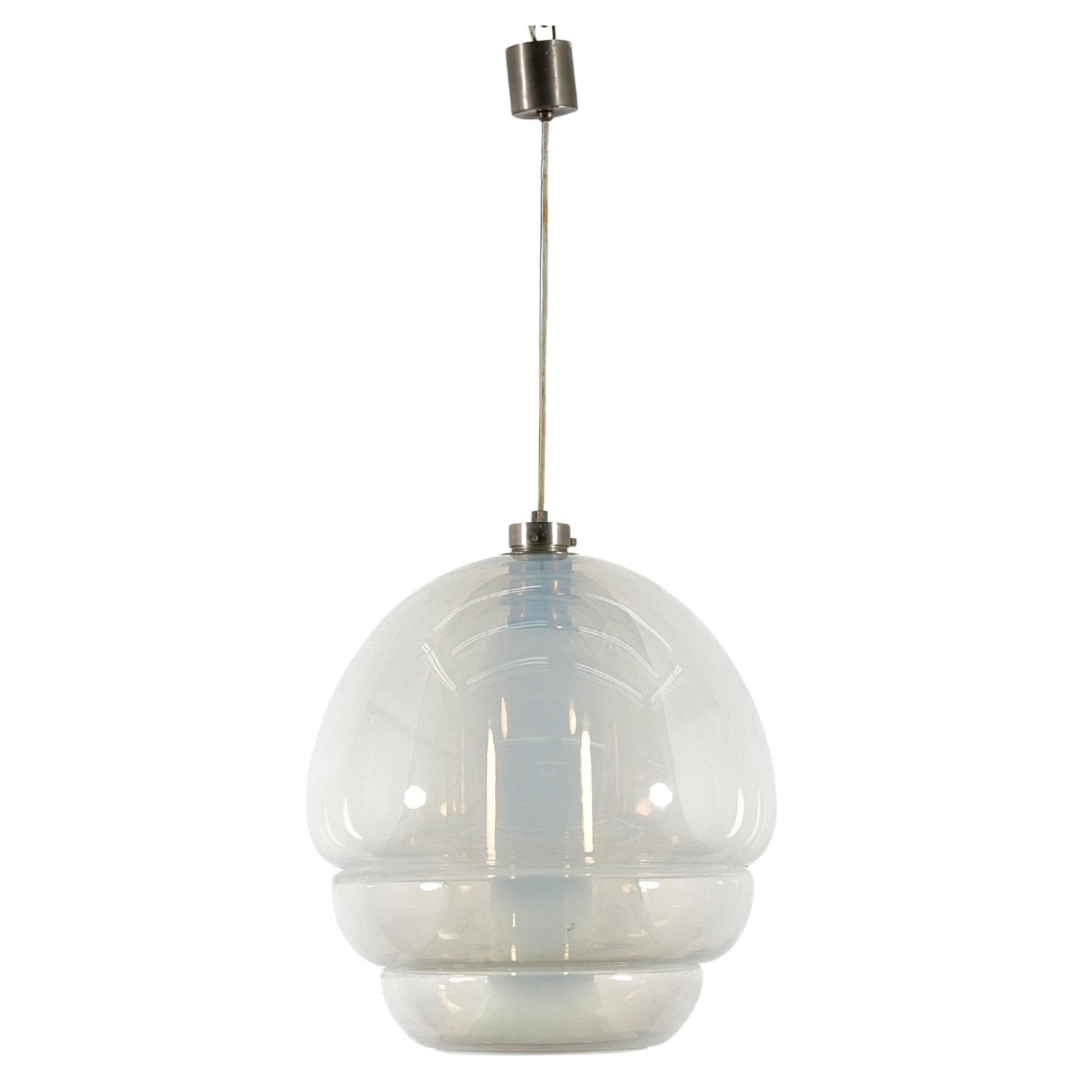 C. Nason para Mazzega "Medusa - LS 134" Lámpara colgante de cristal de Murano soplado '69 Italia en venta