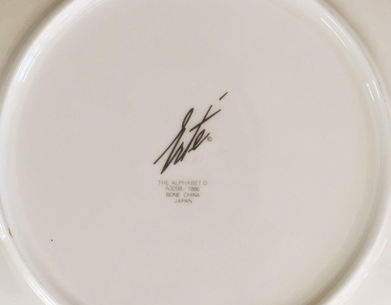 C Plate The Alphabet Erté After 1986 For Sale At 1stdibs