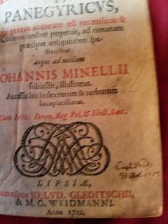 C Plinii Caecilii Secundi Epistolae Et Panegyricus, 1712