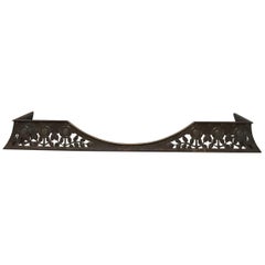 C R Ashbee, an Arts & Crafts Copper Fireplace Fender with Stylised Floral Design
