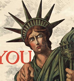 You buy a Liberty Bond Lest I Perish original World War 1 vintage poser