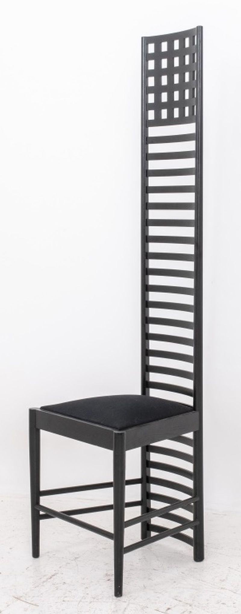Moderne Chaise C. R. Mackintosh pour Cassina Hill House en vente