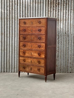 French 18th century C.RICHTER stamped, so called ‘semanière’