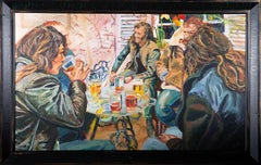 C. Roll - Framed 1991 Acrylic, Spring Beers
