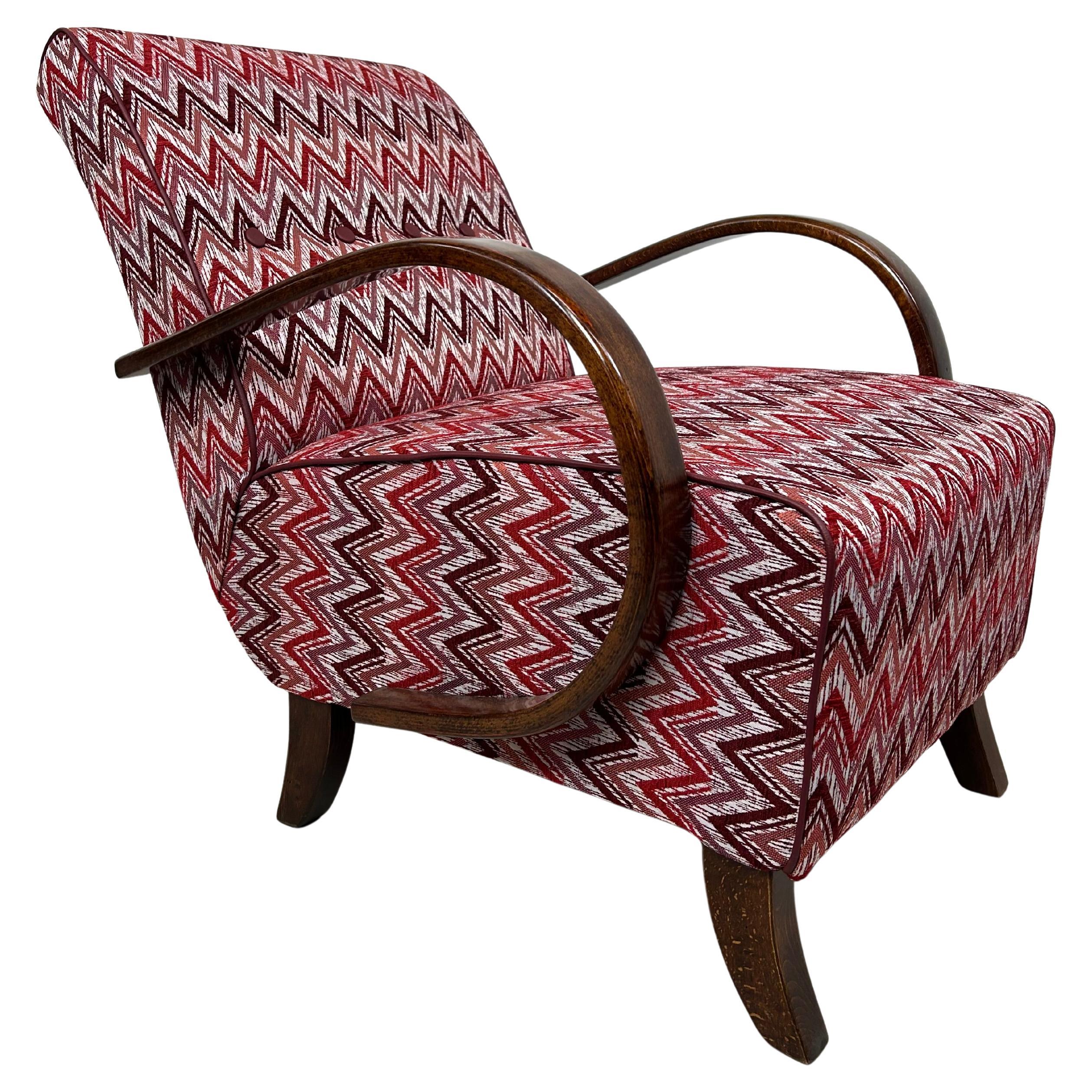 Tumbona en forma de C de J.Halabala en venta