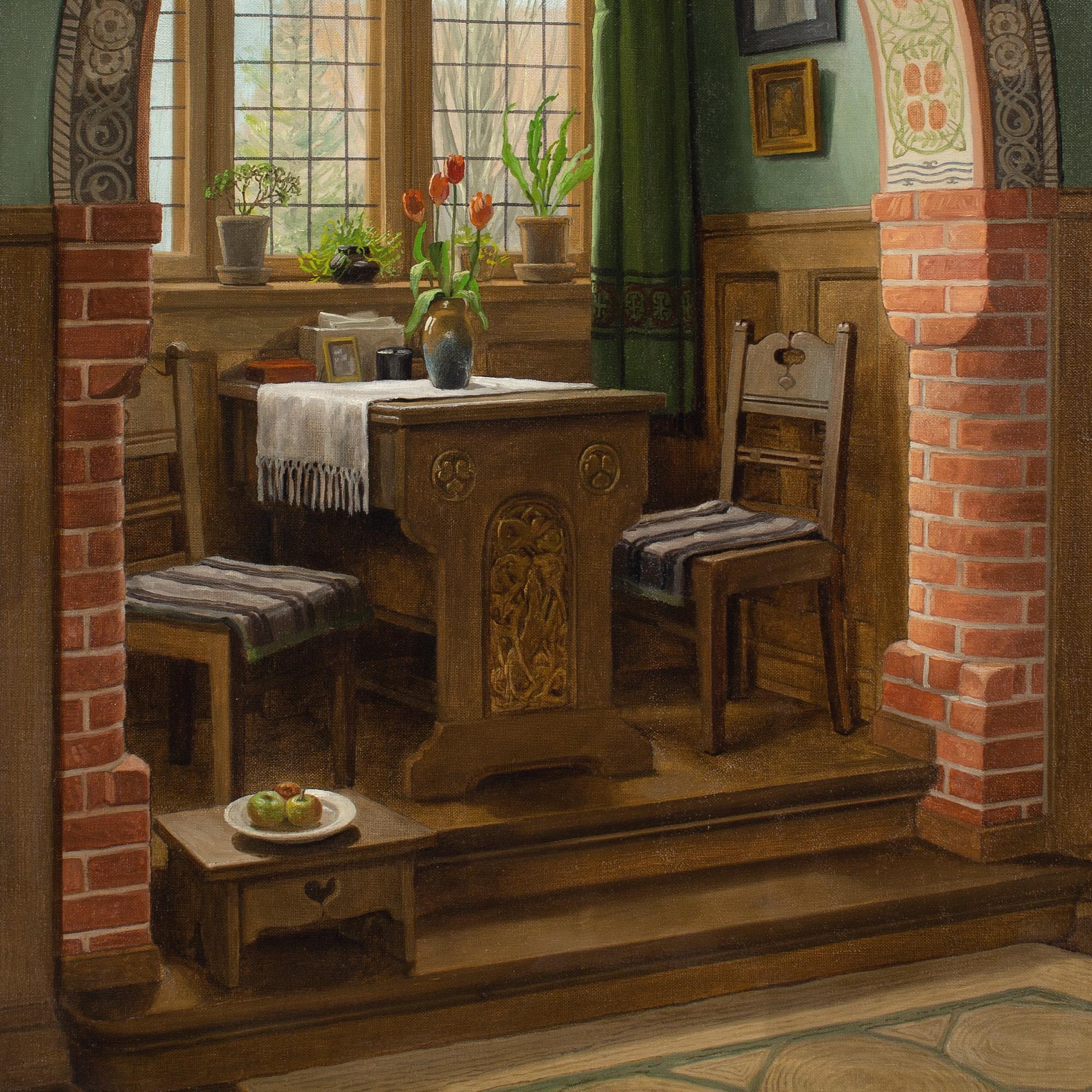 C Sorensen, Interior With Arch & Dining Nook 3