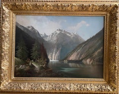 "Children with Boat on Königssee, Germany"