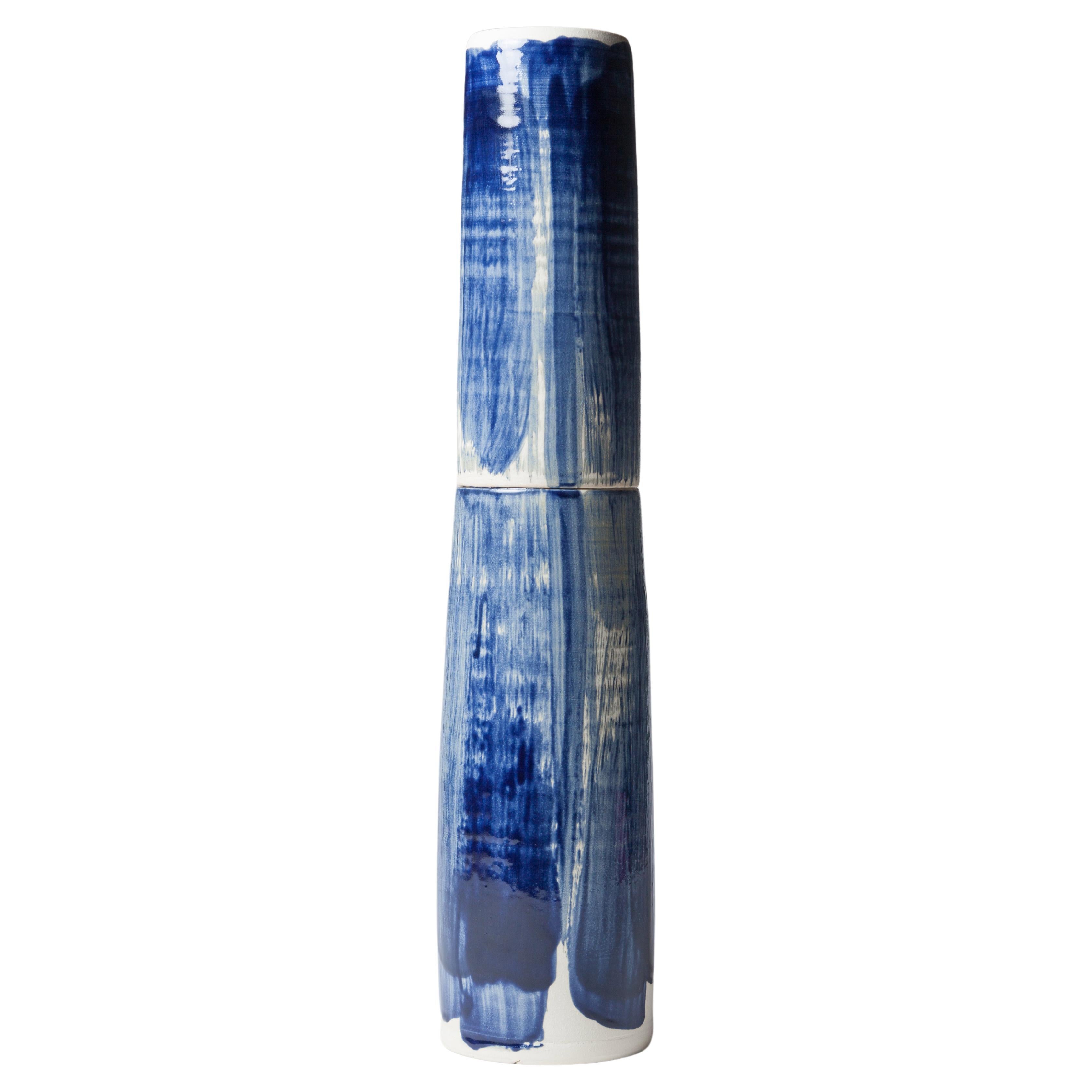 C01 Cobalt Collection Vase by Pascale Girardin For Sale