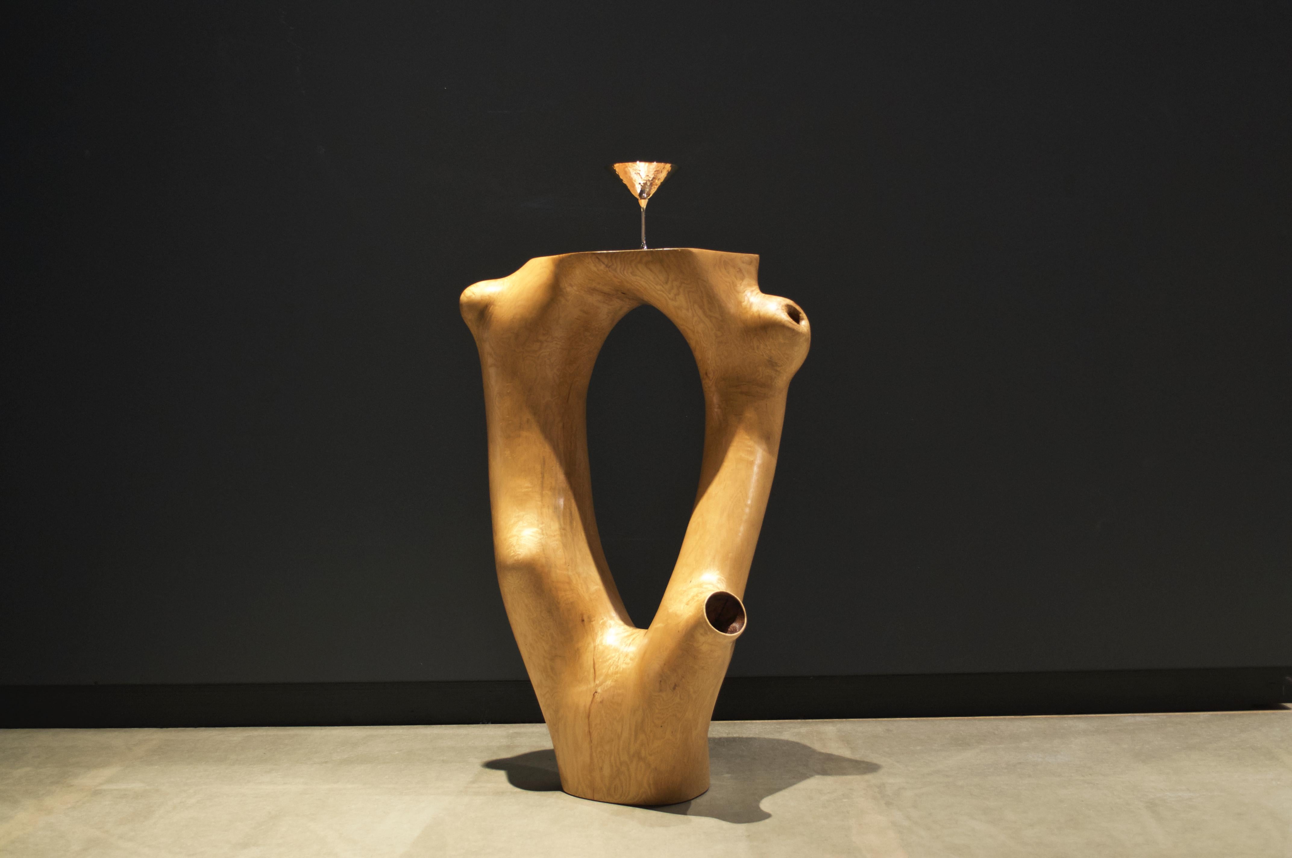 C1051 Decorative Table in Beech Wood by Jörg Pietschmann For Sale 3