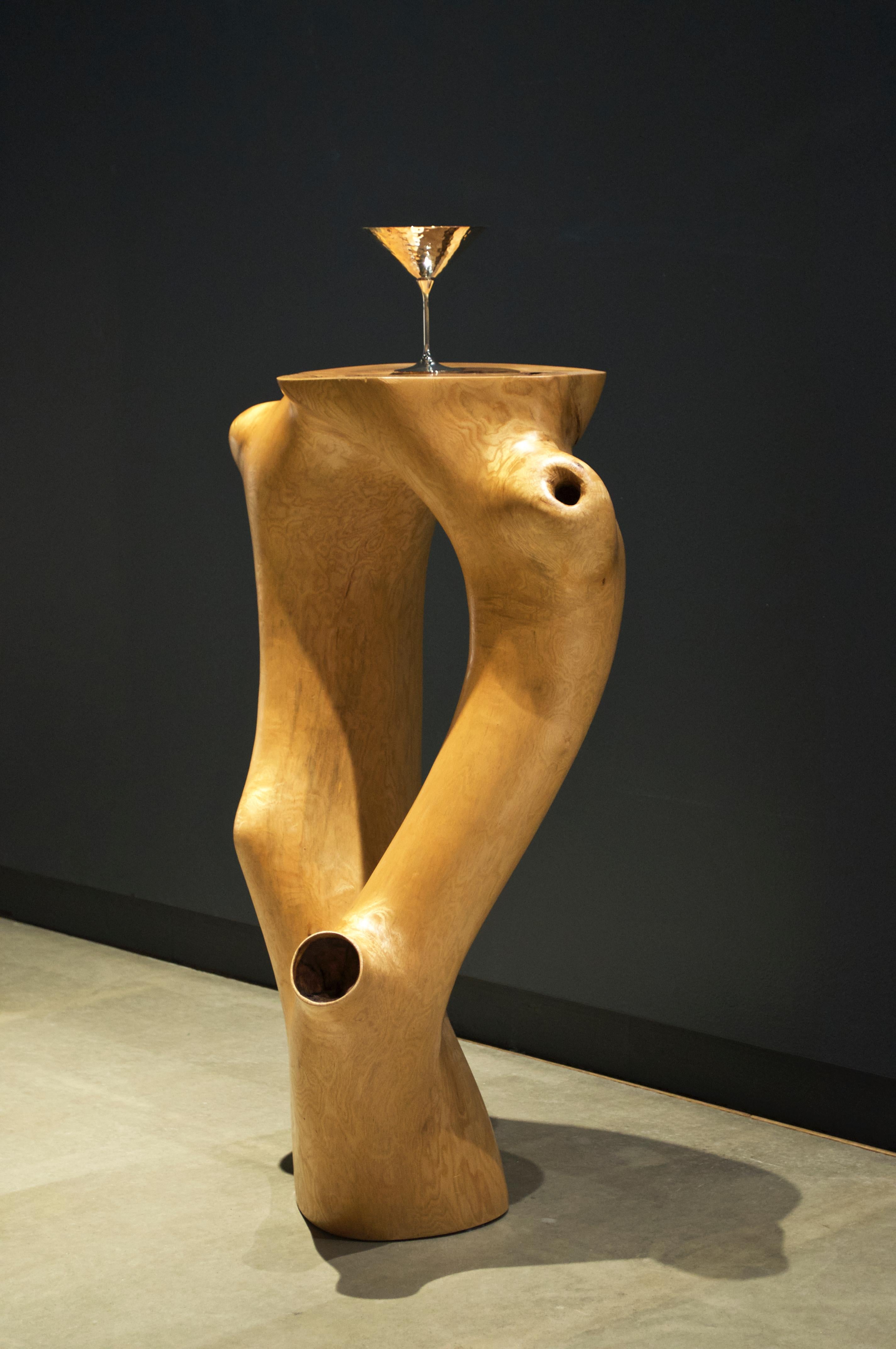 C1051 Decorative Table in Beech Wood by Jörg Pietschmann For Sale 5