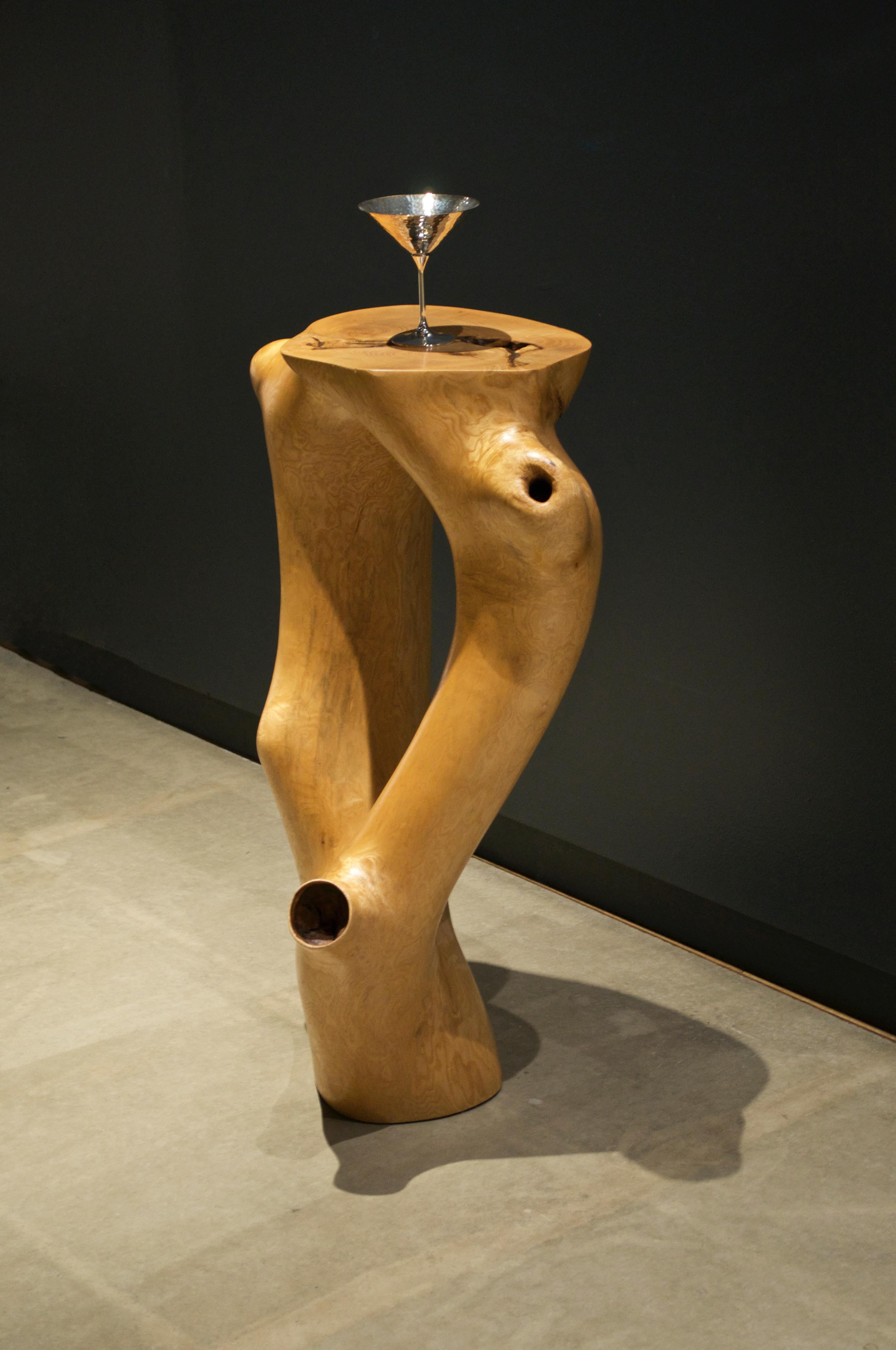 C1051 Decorative Table in Beech Wood by Jörg Pietschmann For Sale 6