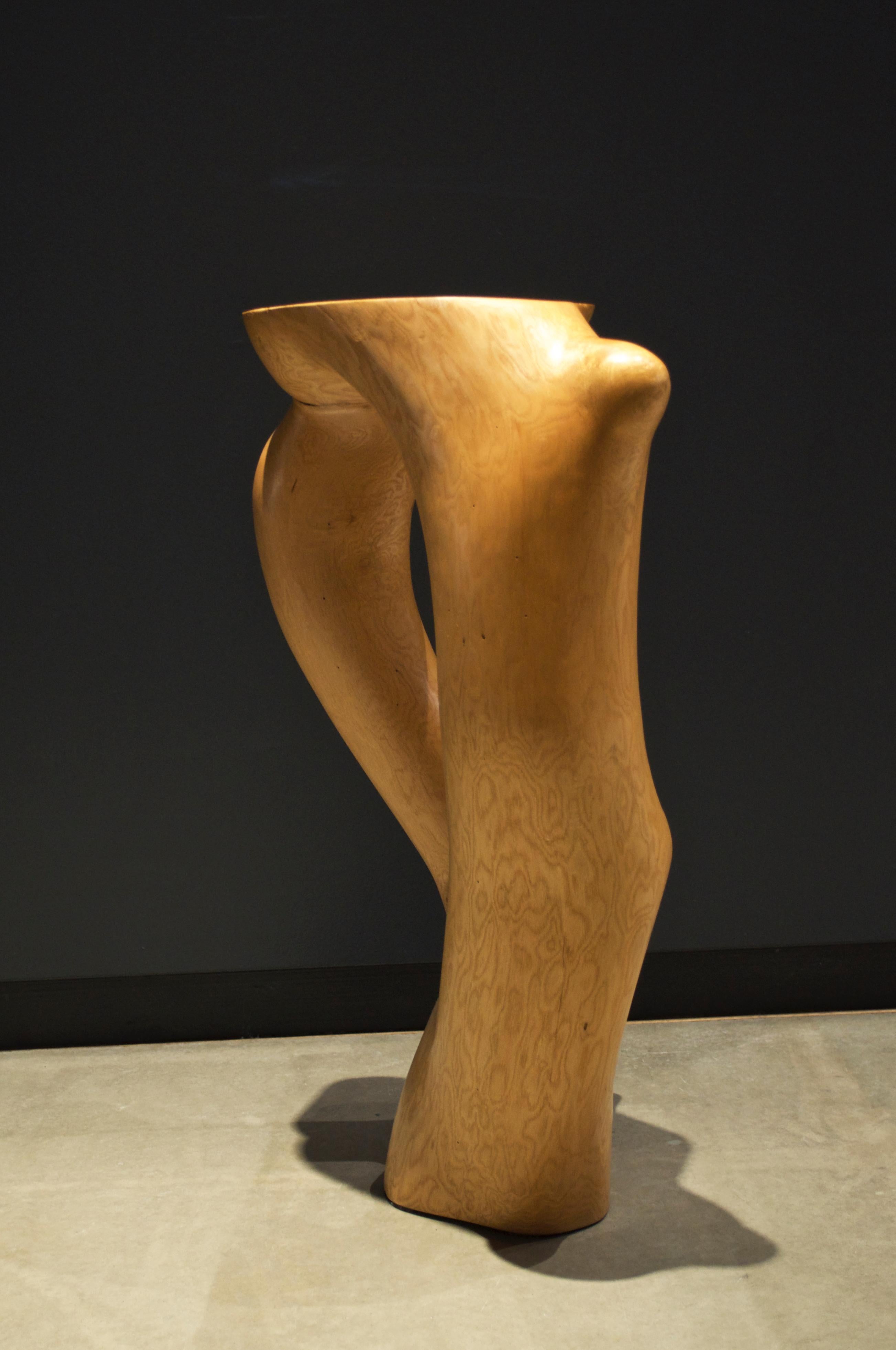Contemporary C1051 Decorative Table in Beech Wood by Jörg Pietschmann For Sale