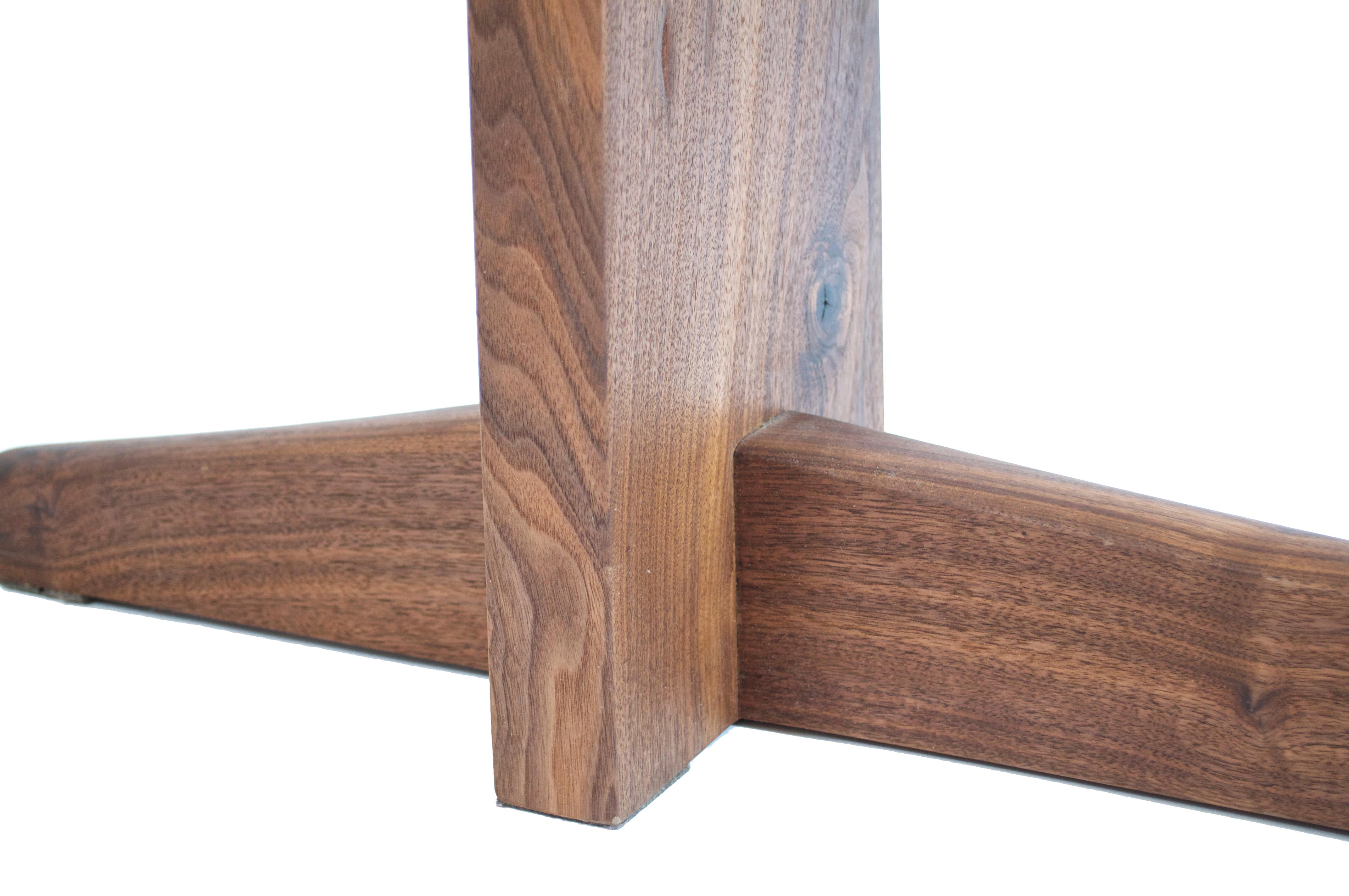 Postmoderne Table console C1094 en Oak Oak et European Walnut Wood par Jörg Pietschmann en vente
