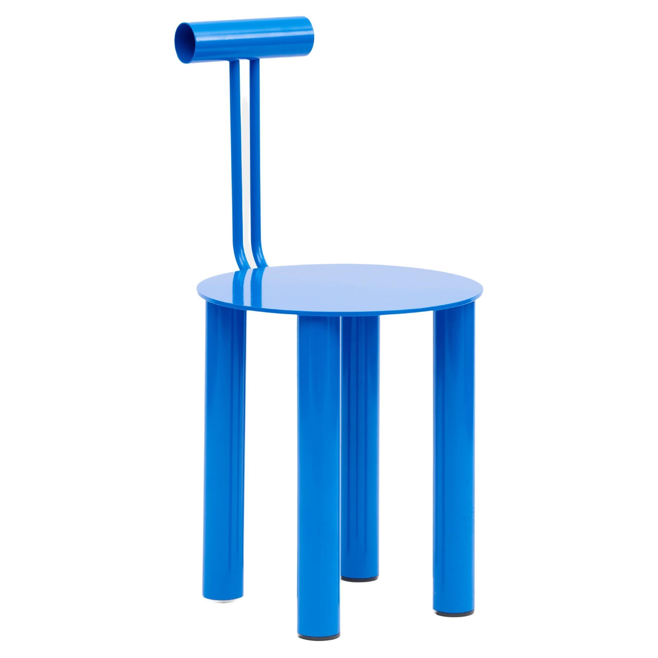 Stuhl C1513, blau, von Daniel Schmidt im Angebot