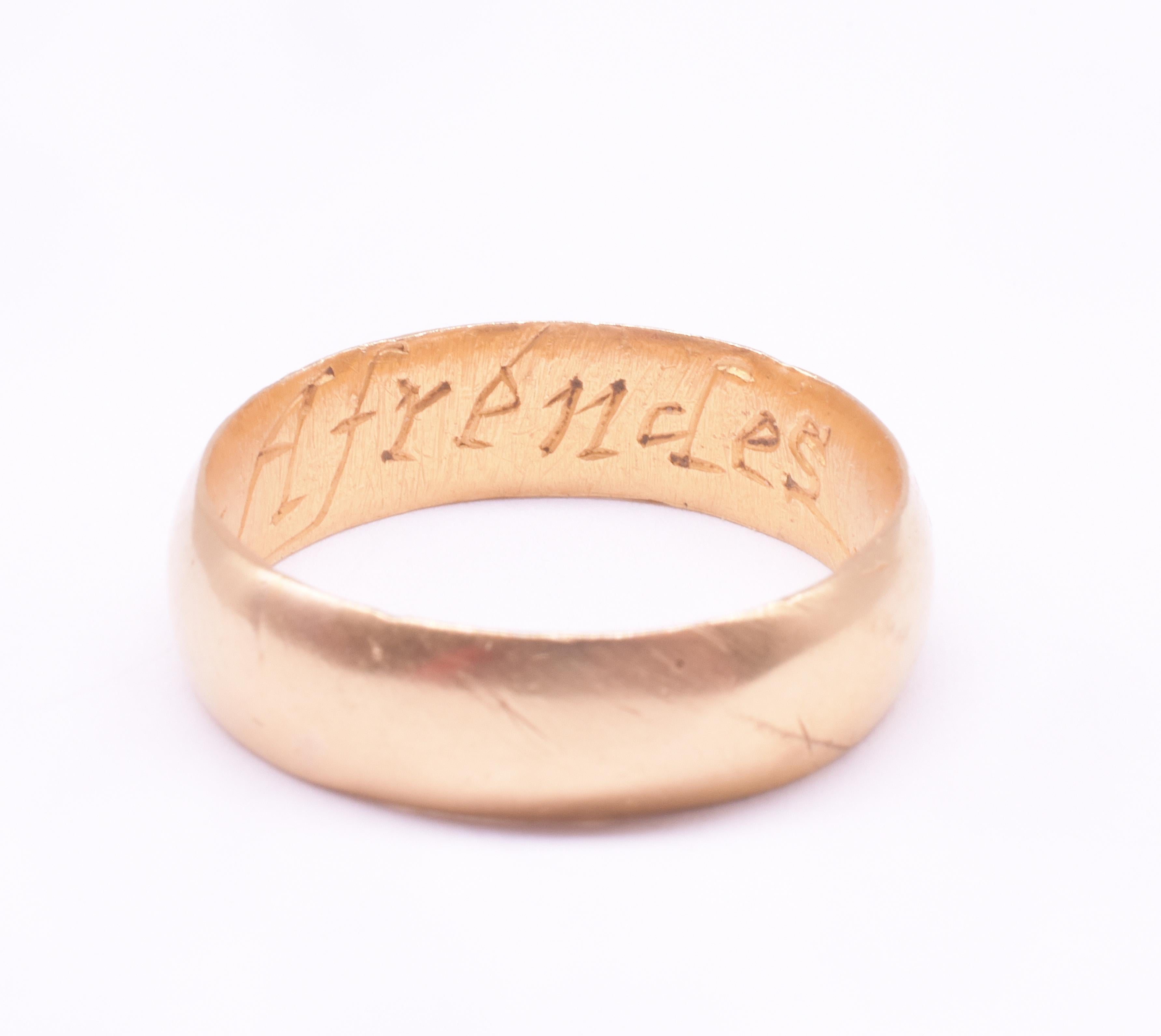 C1690 22K Posey Ring,  