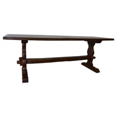 c1720 Refectory Table in the "Trestle" Style