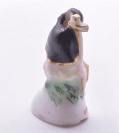C1745 Chelsea Porcelain Seal of a Nun, "Amour Spirituel", Charles Gouyn Period