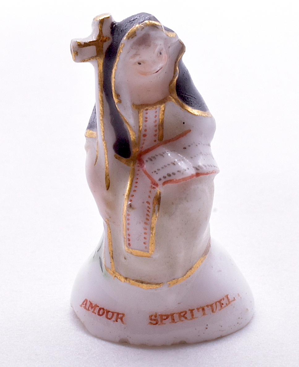 C1745 Chelsea Porcelain Seal of a Nun, 