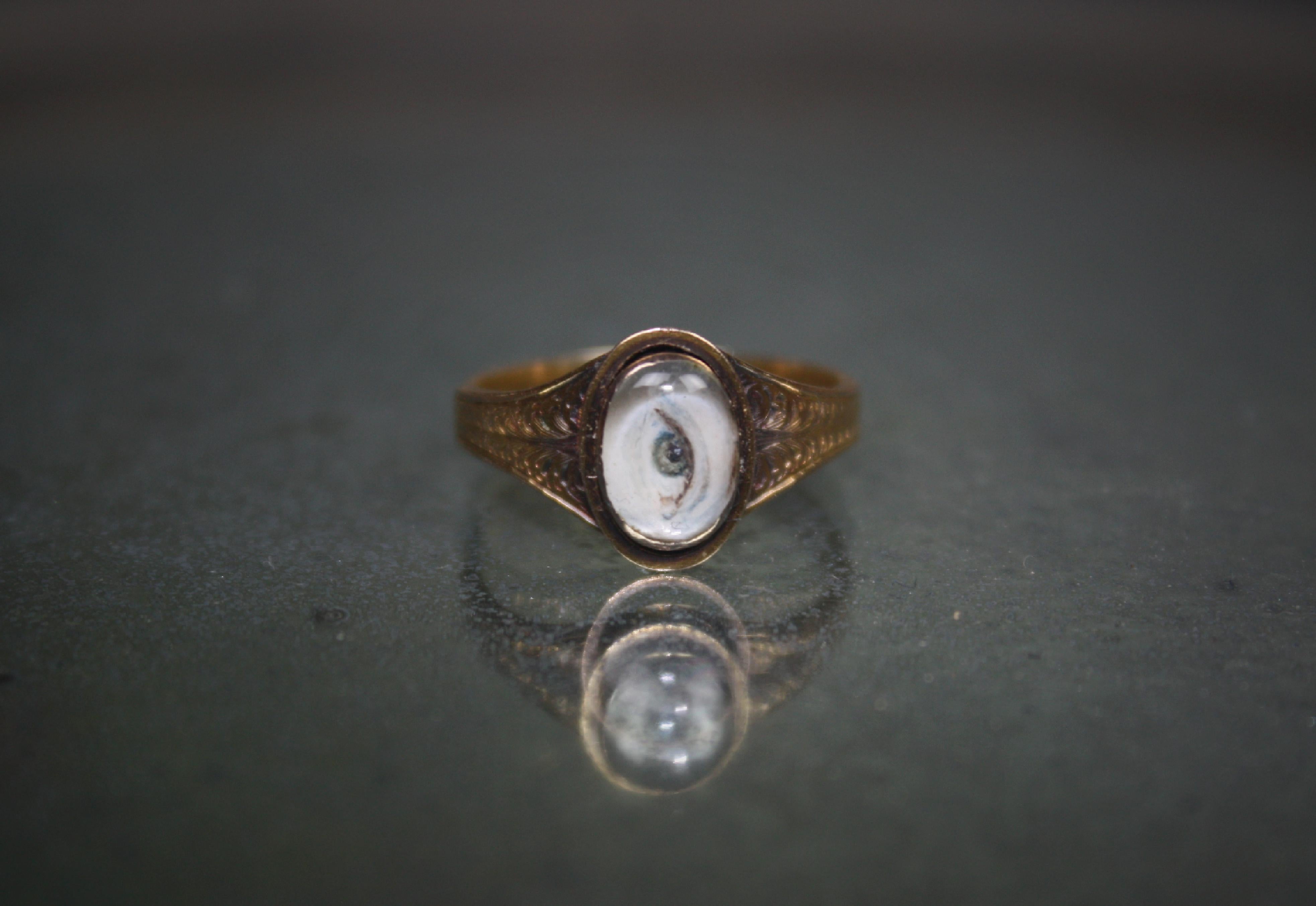 antique lovers eye ring
