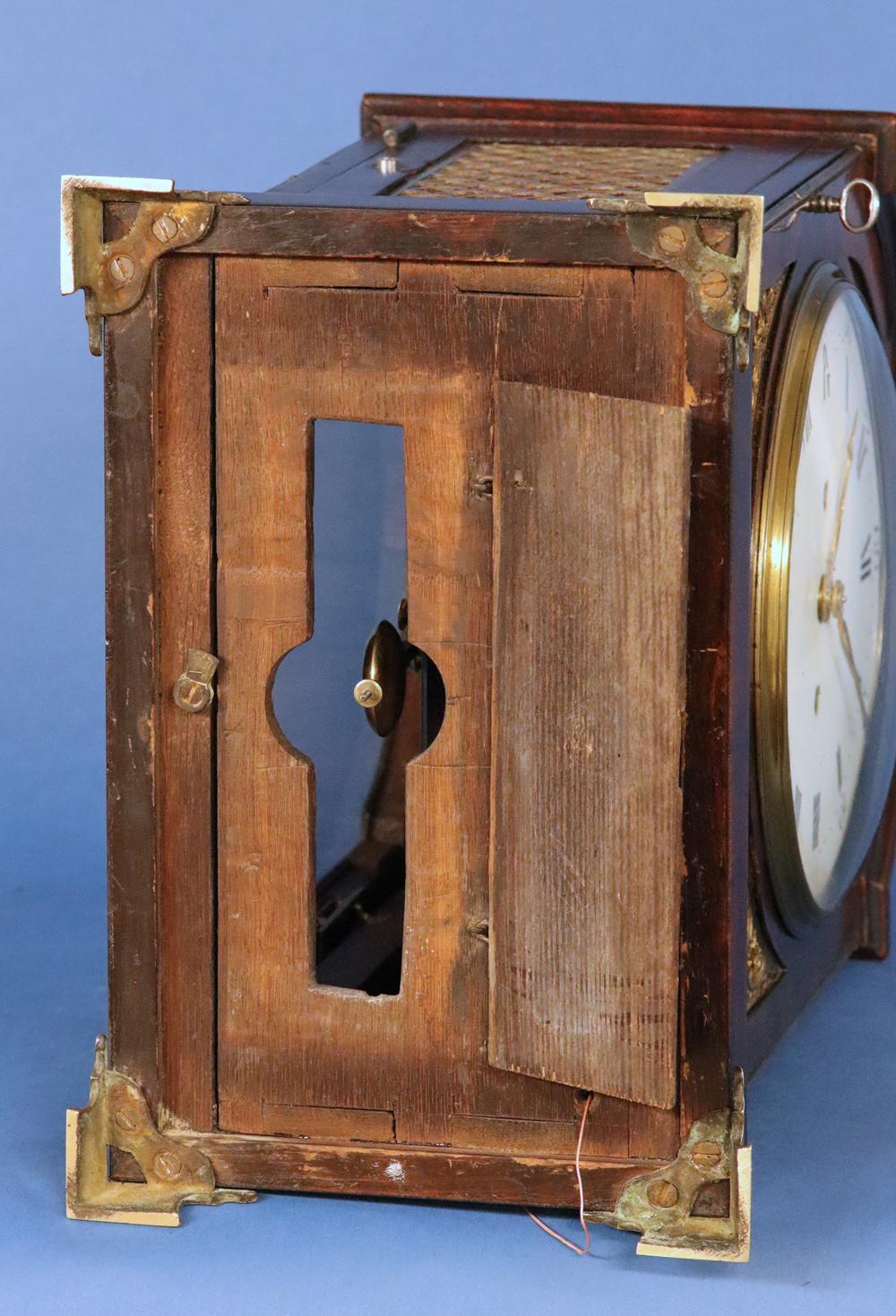 Horloge de support anglaise avec mouvement exceptionnel, vers 1800 en vente 2