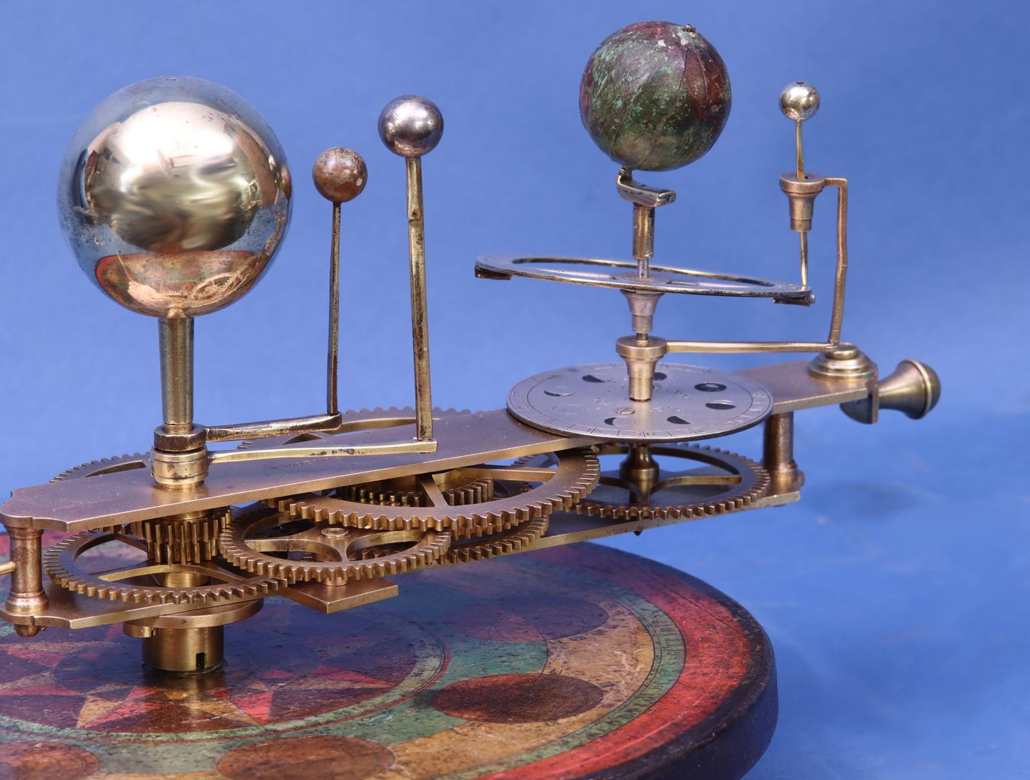 Early 19th Century c.1800 Portable English Orrery by W. Robinson For Sale