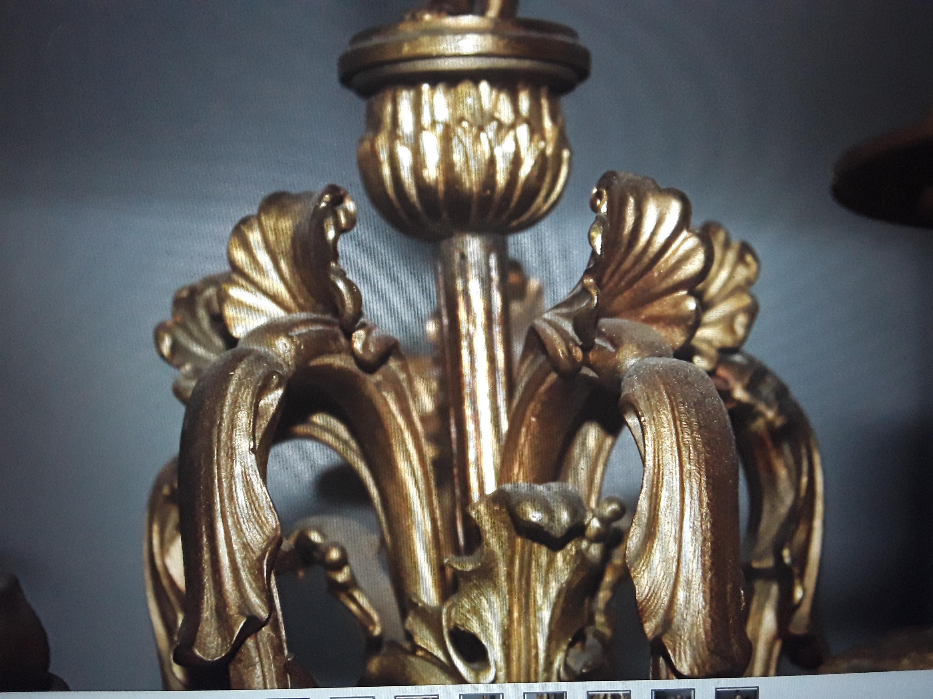 c1810 European Continental British Dore Gold Bronze Candelabra / Serpents For Sale 4
