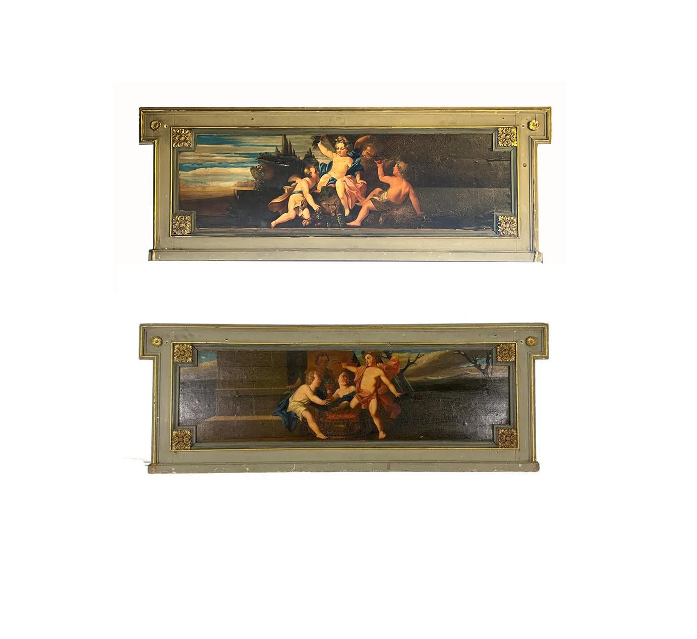 C1830 Pair of 19th Century French Over-Doors For Sale