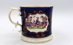 C.1840-50s Gaudy Welsh Porcelain Tankard