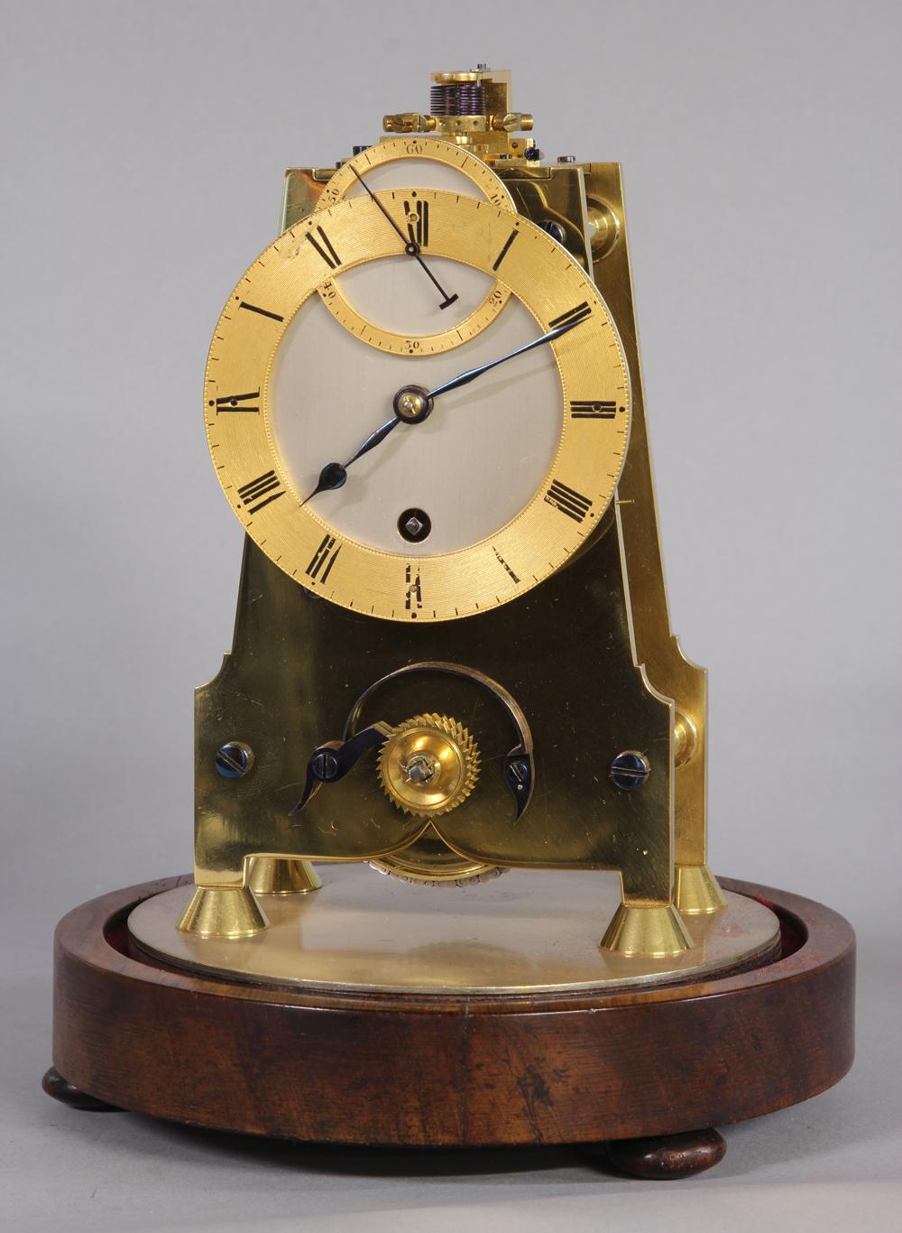 c.1840 English Mantle Chronometer Clock In Good Condition In Greenlawn, NY