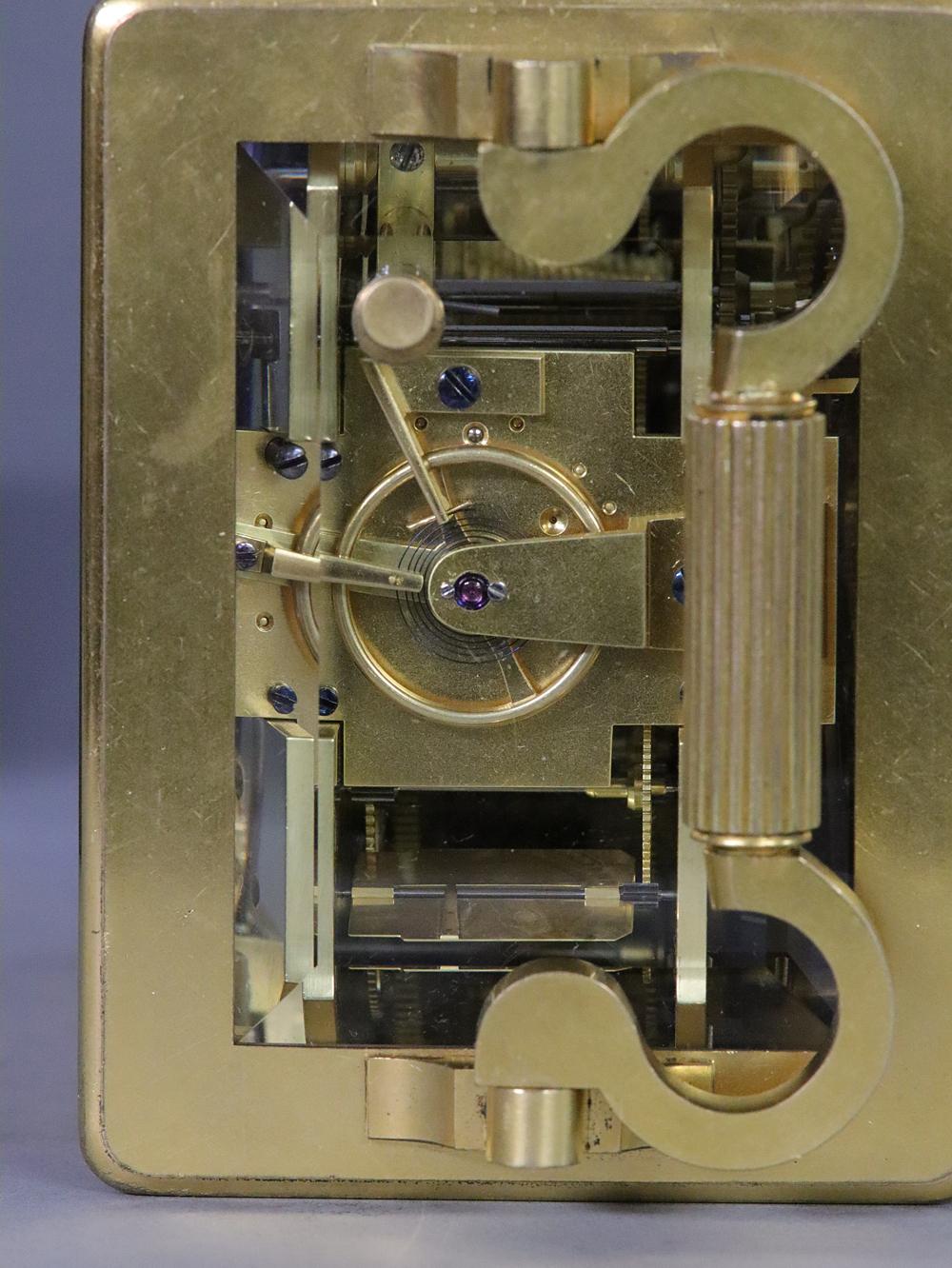 Bronze c.1840 English Ormolu Carriage Clock by James McCabe