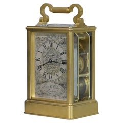 Antique c.1840 English Ormolu Carriage Clock by James McCabe