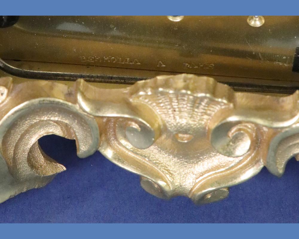 Orologio da carrozza francese a un pezzo del 1845 ca. di Berrolla in vendita 3