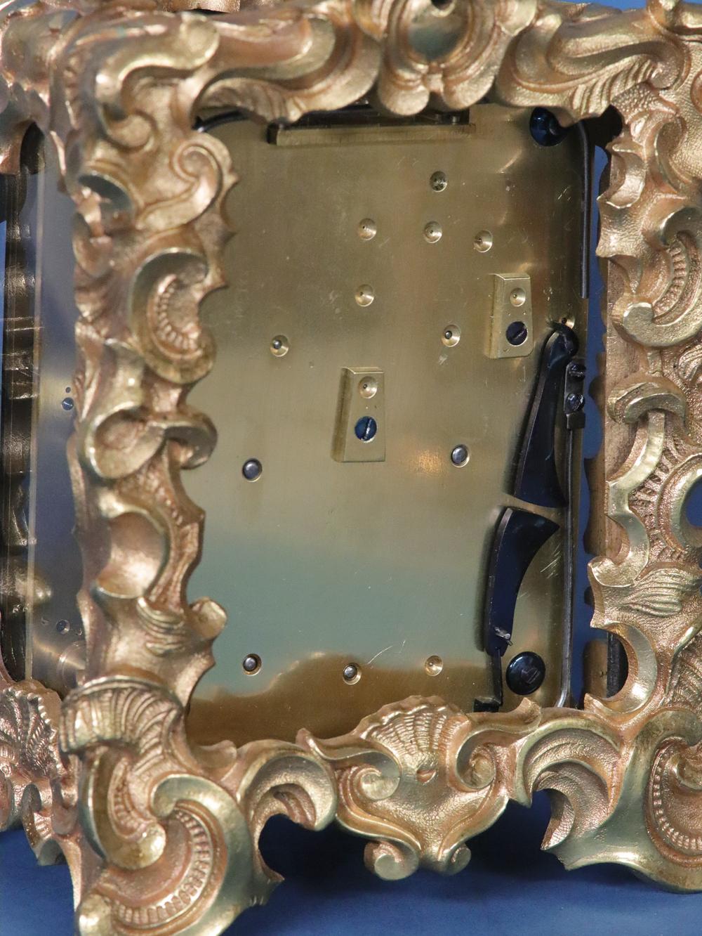 XIX secolo Orologio da carrozza francese a un pezzo del 1845 ca. di Berrolla in vendita